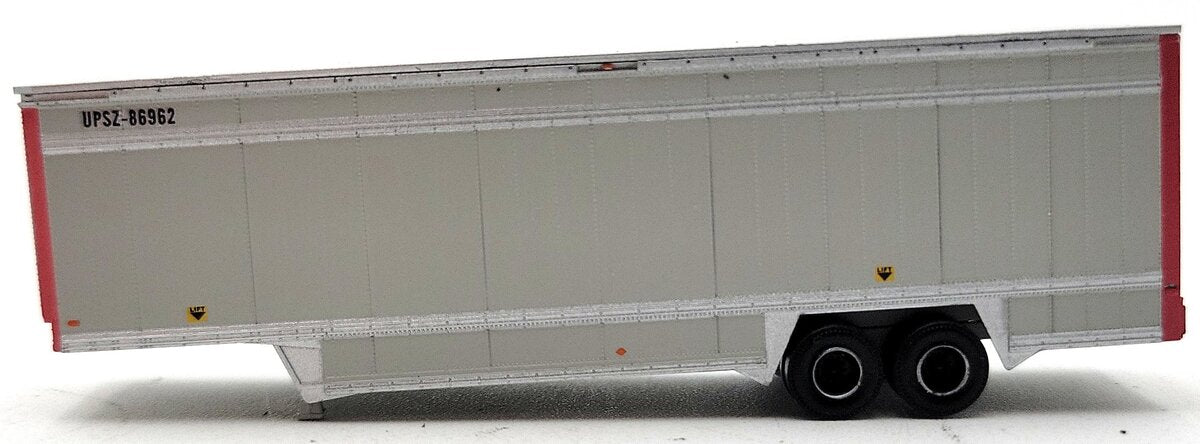 Athearn 6900 N UPS 40' Drop Sill Parcel Trailer,Red Ends #86962 LN/Box