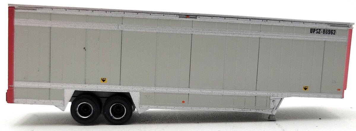 Athearn 6900 N UPS 40' Drop Sill Parcel Trailer,Red Ends #86962 LN/Box