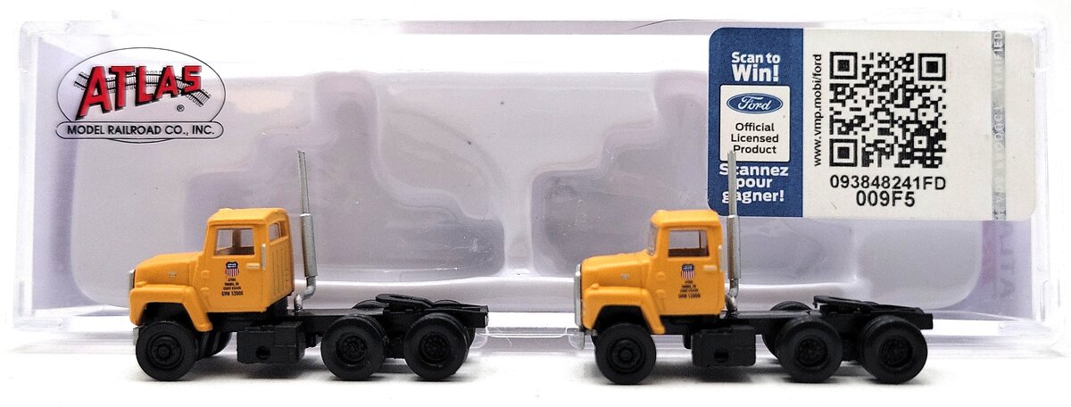 Atlas 60000079 N Union Pacific Ford® Tractor Cabs (Yellow/Black) LN/Box