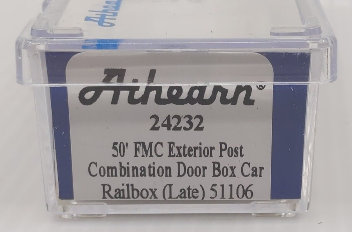 Athearn 24232 N Scale Railbox 50' FMC Exterior Post Combo Door Box Car #51106