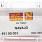 Micro-Trains 45100301 N Navajo 45' Fruehauf Van Trailer #1003  LN/Box