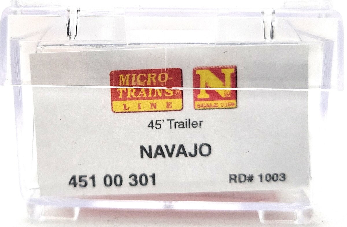 Micro-Trains 45100301 N Navajo 45' Fruehauf Van Trailer #1003  LN/Box
