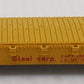 Con-Cor 1201-E N Scale U.S. Steel 50' Steel Flatcar #57300 LN/Box