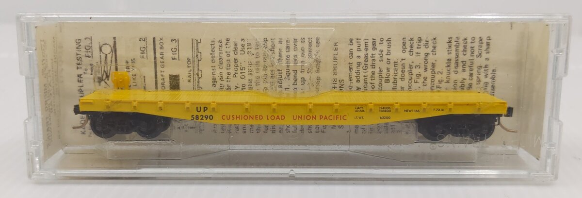 Micro-Trains 04500070 N Union Pacific 50' Fishbelly Side Flatcar #58290 LN/Box