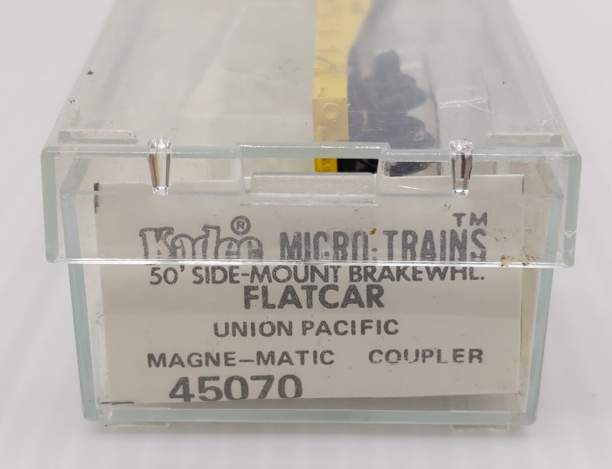 Micro-Trains 04500070 N Union Pacific 50' Fishbelly Side Flatcar #58290 LN/Box