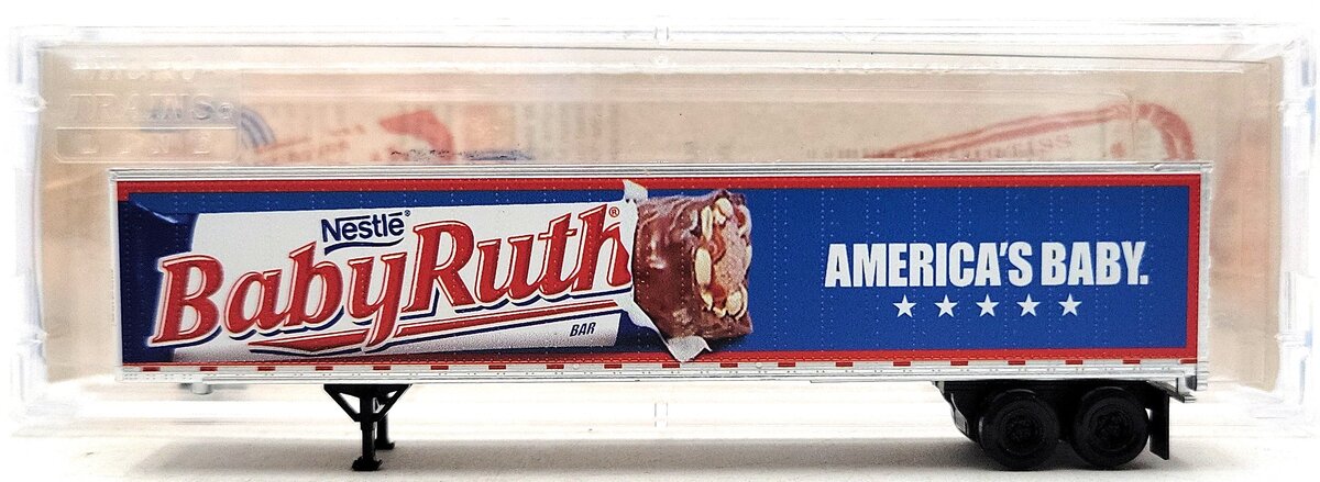Micro-Trains 45200092 N Nestle Baby Ruth 48' Smooth Side Semi Trailer #23458 LN/Box