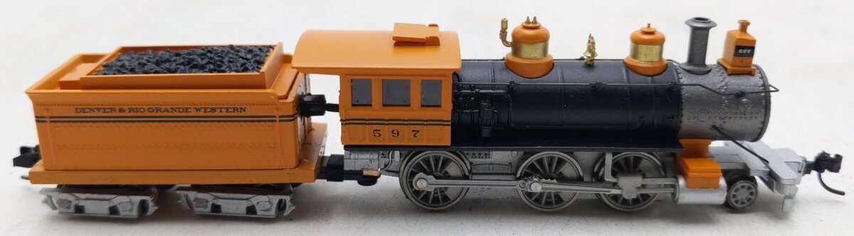 Athearn 11902 N Denver and Rio Grande Western Old Time 2-6-0 #597 EX/Box