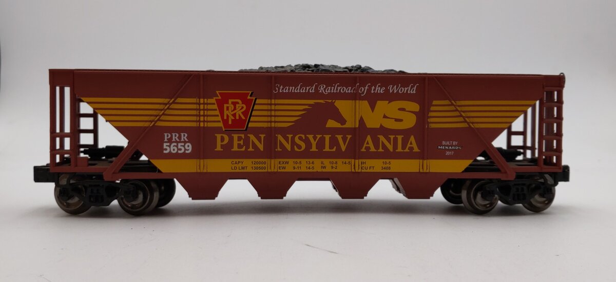 Menards 279-3858 O Pennsylvania Hopper Car #5659 LN/Box