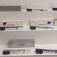 S Scale  Diecast Semi truck Trailers W/ Containers [16] EX