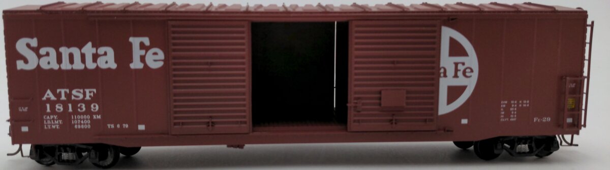 Pacific Rail B-557 S Scale Santa Fe Boxcar #18139 VG/Box