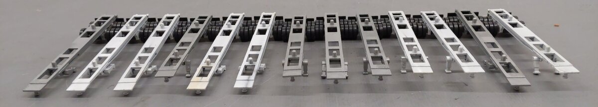S Scale Die Cast Semi trailers [13] EX