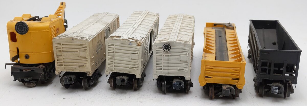 Lionel Vintage O Gauge Freight Cars #3472,3472,3472,3360,22000,356250 [6] VG