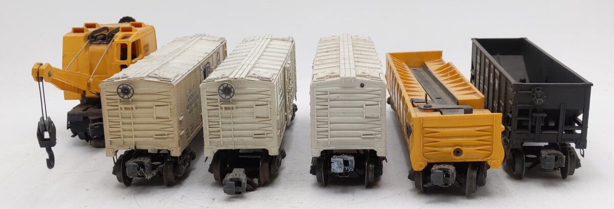 Lionel Vintage O Gauge Freight Cars #3472,3472,3472,3360,22000,356250 [6] VG