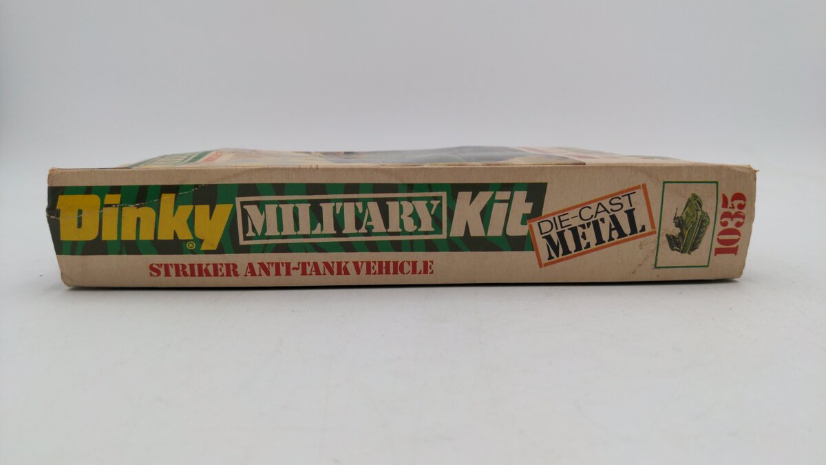Dinky 1035 Die Cast Metal Striker Anti-Tank Vehicle Military Rare Vintage Kit EX/Box