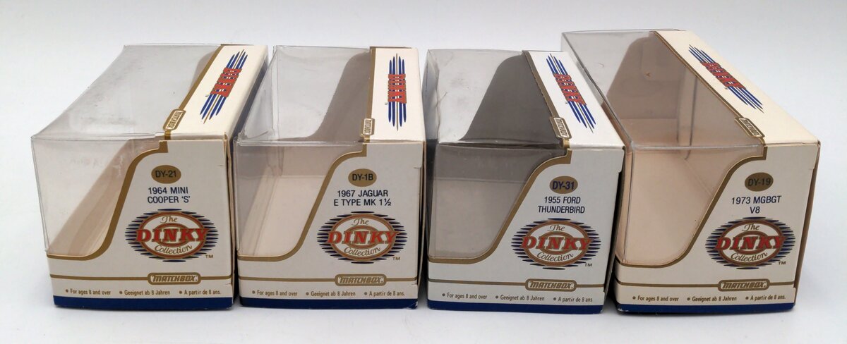 Matchbox DY-21/DY-31/DY-1B/DY-19 The Dinky Collection Assorted Cars [4] EX/Box