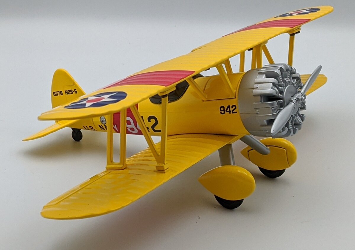Liberty Classic 37518 Die-Cast 1934 Stearman Bi Plane Collector Series Bank MT/Box