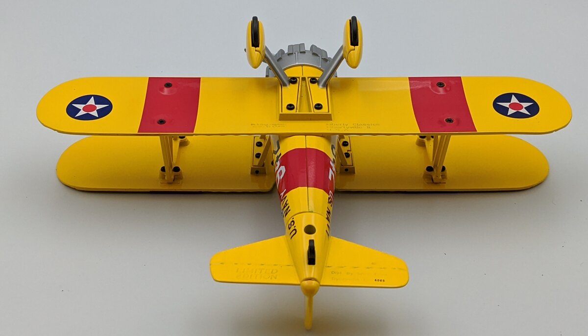Liberty Classic 37518 Die-Cast 1934 Stearman Bi Plane Collector Series Bank MT/Box