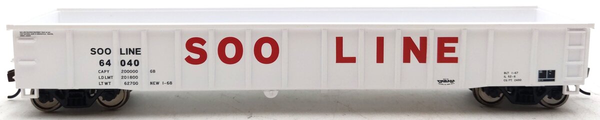 Walthers 931-1865 HO SOO Line Gondola #64040 LN/Box