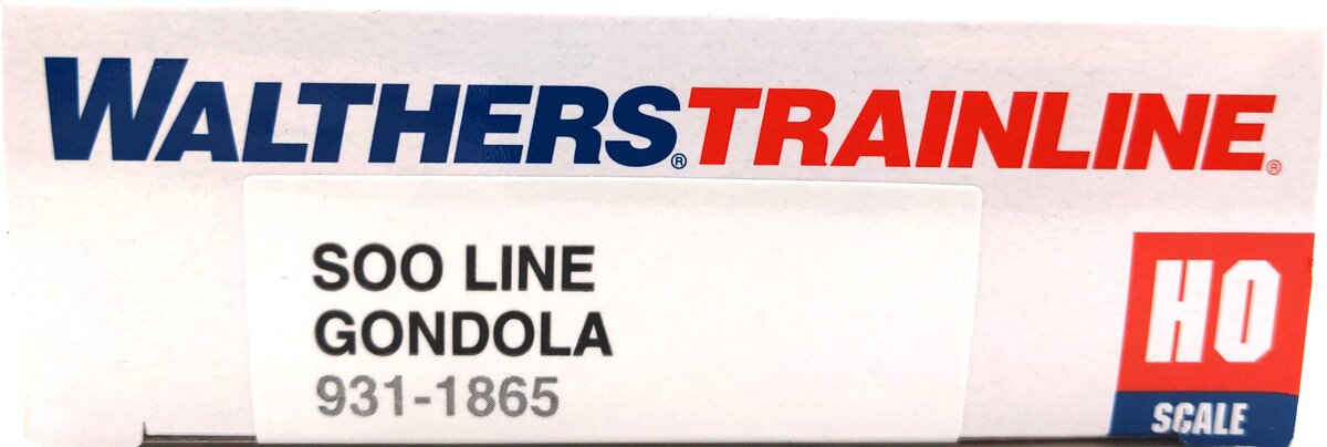 Walthers 931-1865 HO SOO Line Gondola #64040 LN/Box