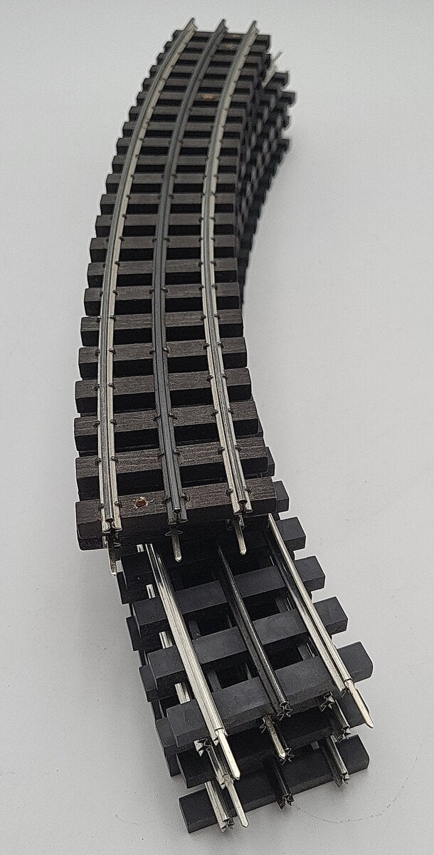 Assorted Ross O Scale Curved Track Sections [6] EX