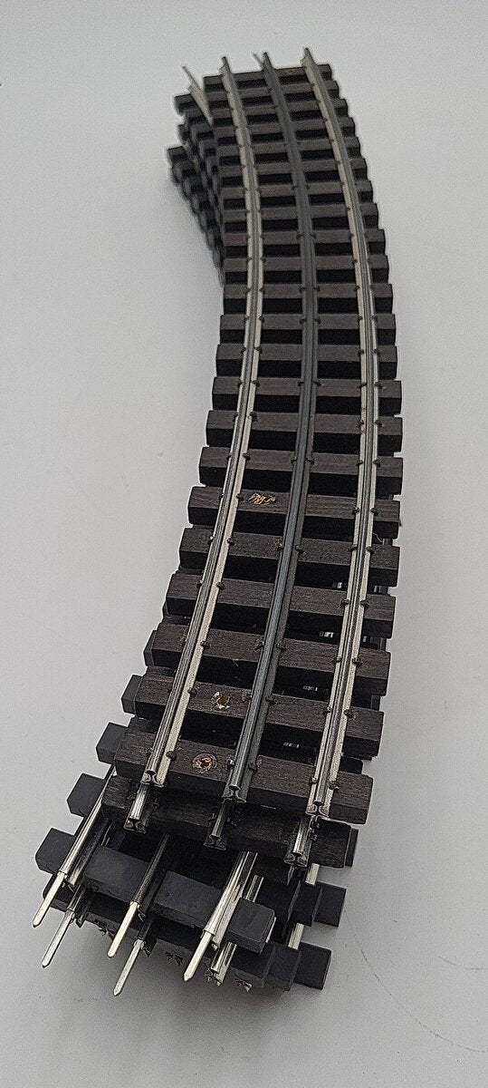 Assorted Ross O Scale Curved Track Sections [6] EX