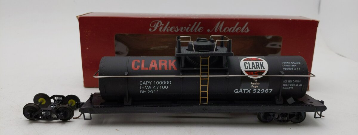 Pikesville Models S scale Clark Tank car #52967 EX/Box