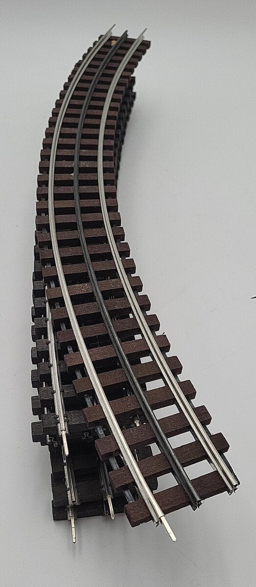 Assorted Ross O Scale Curved Track Sections [6] EX