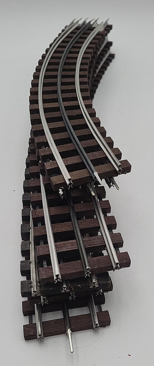 Assorted Gargraves O Scale Curved Track Sections [6] EX