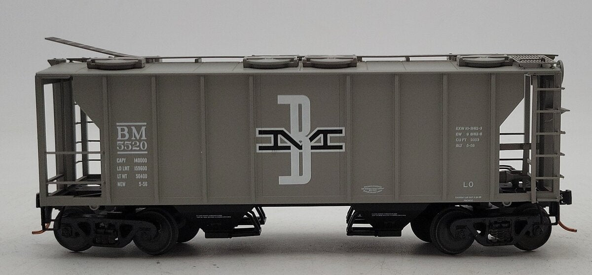 MTH 35-75044 S Boston & Maine PS-2 Hopper Car #5520 EX/Box