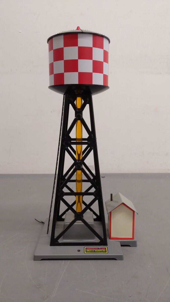 American Flyer 6-49809 S Scale Checkerboard Bubbling Water tower #772 LN/Box