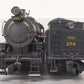MTH 30-3147-1 O Gauge C&O 0-8-0 USRA Steam Switcher & Tender #276 with PS2 EX