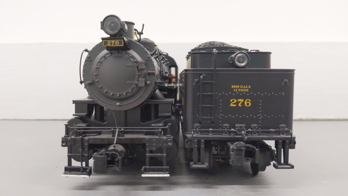 MTH 30-3147-1 O Gauge C&O 0-8-0 USRA Steam Switcher & Tender #276 with PS2 EX