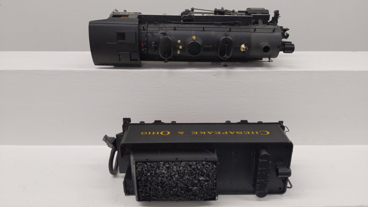 MTH 30-3147-1 O Gauge C&O 0-8-0 USRA Steam Switcher & Tender #276 with PS2 EX