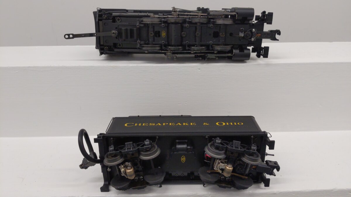 MTH 30-3147-1 O Gauge C&O 0-8-0 USRA Steam Switcher & Tender #276 with PS2 EX