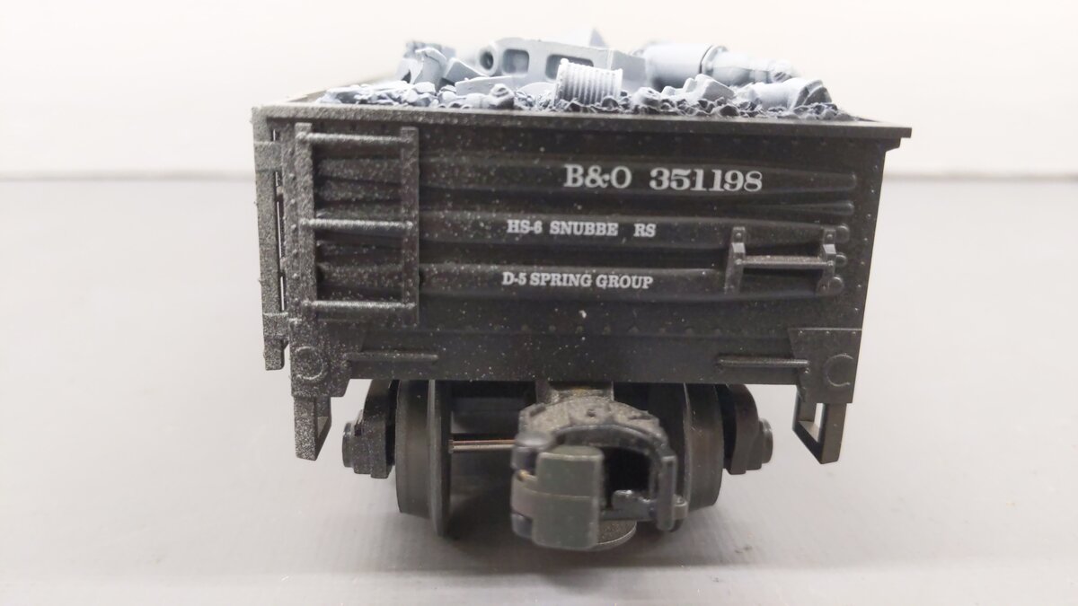 MTH 20-90026C O Gauge Baltimore & Ohio Gondola with Junk Load #351198 EX/Box