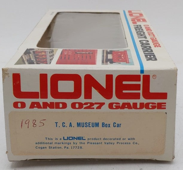 Lionel 6-7785 O Gauge TCA Hoge Museum Boxcar LN/Box