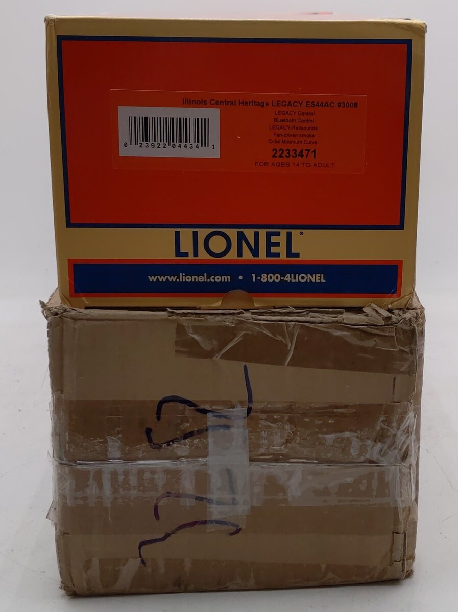 Lionel 2233471 Illinois Central Heritage ES44AC Diesel Engine #3008 w LEGACY LN/Box