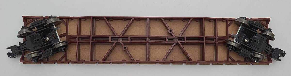 Menards 279-3058 O Pennsylvania Long Flat Car EX/Box