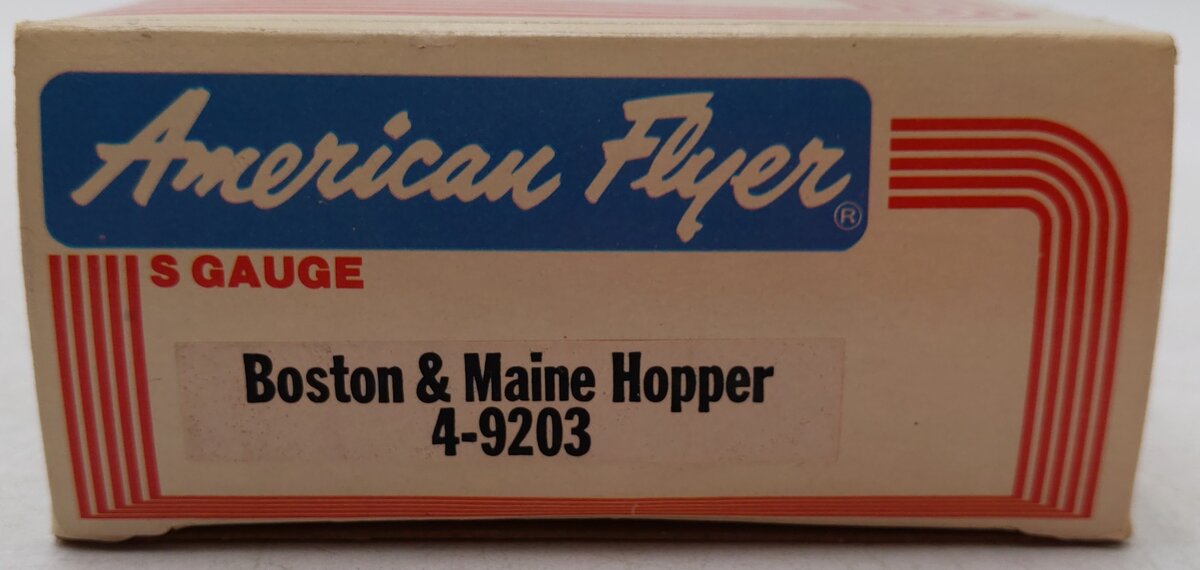 American Flyer 4-9203 S Gauge Boston & Maine 3-Bay Hopper EX/Box