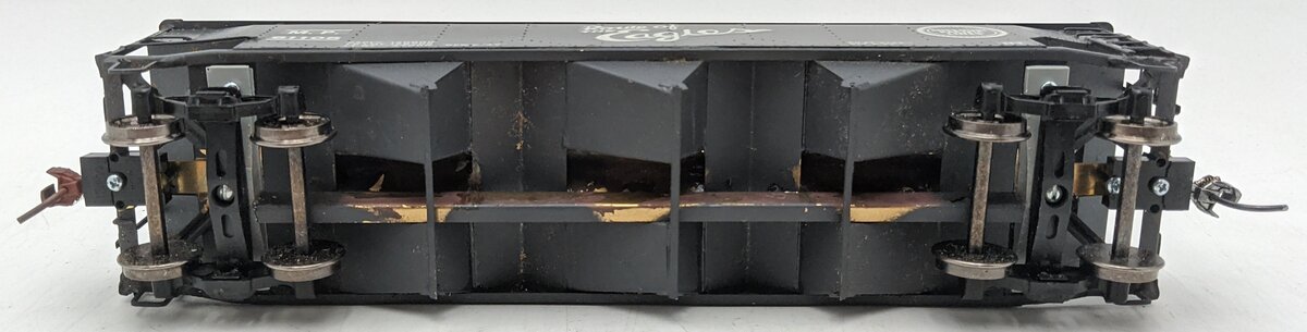 O Scale Brass Missouri Pacific 3-Bay Hopper #61105 (2-Rail) - Painted