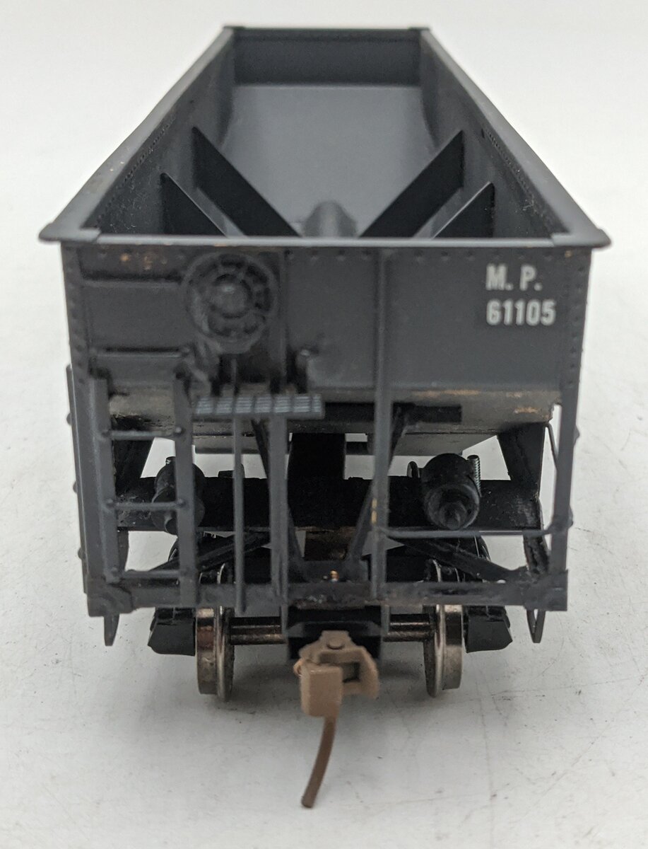 O Scale Brass Missouri Pacific 3-Bay Hopper #61105 (2-Rail) - Painted