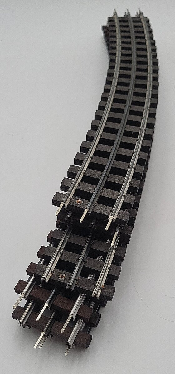 Assorted Ross O Scale Curved Track Sections [6] EX