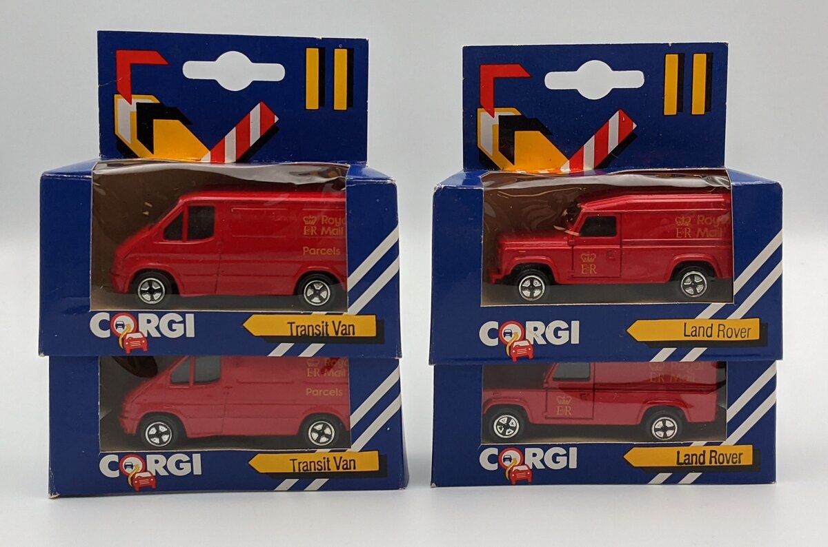 Corgi Diecast Royal Mail Car Assortment (4) MT/Box