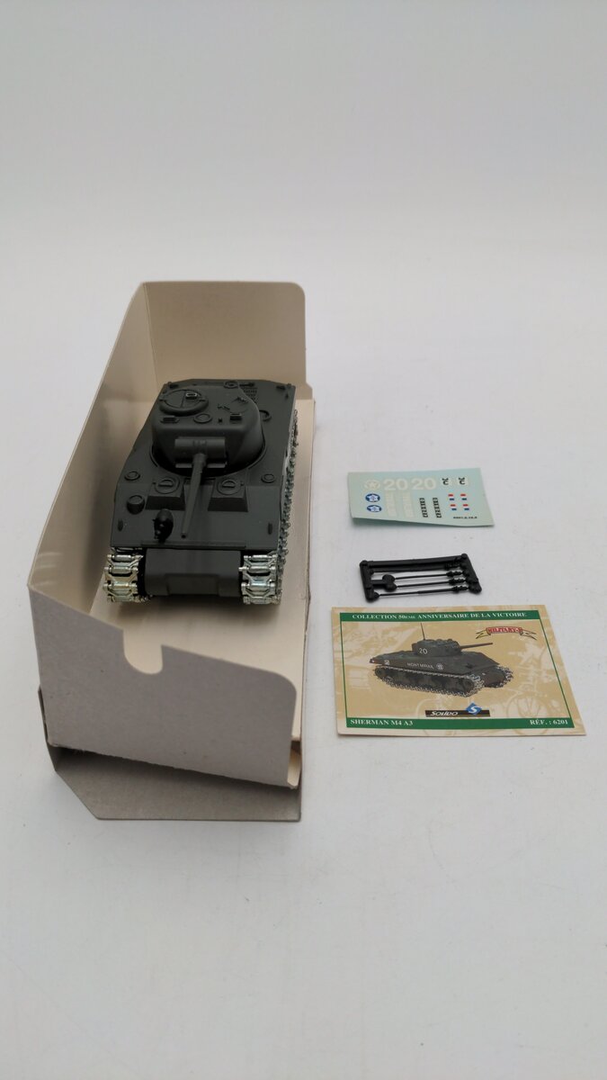 Solido 6201 1:50 Scale VTG 90 Sherman Tank Military-2 Diecast Limited Edition EX/Box