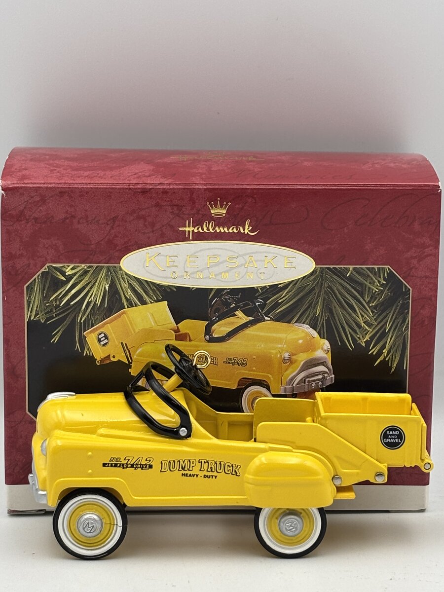 Hallmark Keepsake Kiddie Car Classics Dump Truck Ornament LN/Box