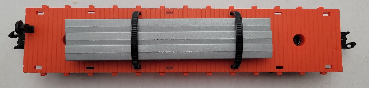 Lionel 6-48505 S Gauge Illinois Central Gulf Flat Car w/Beams #8505 LN