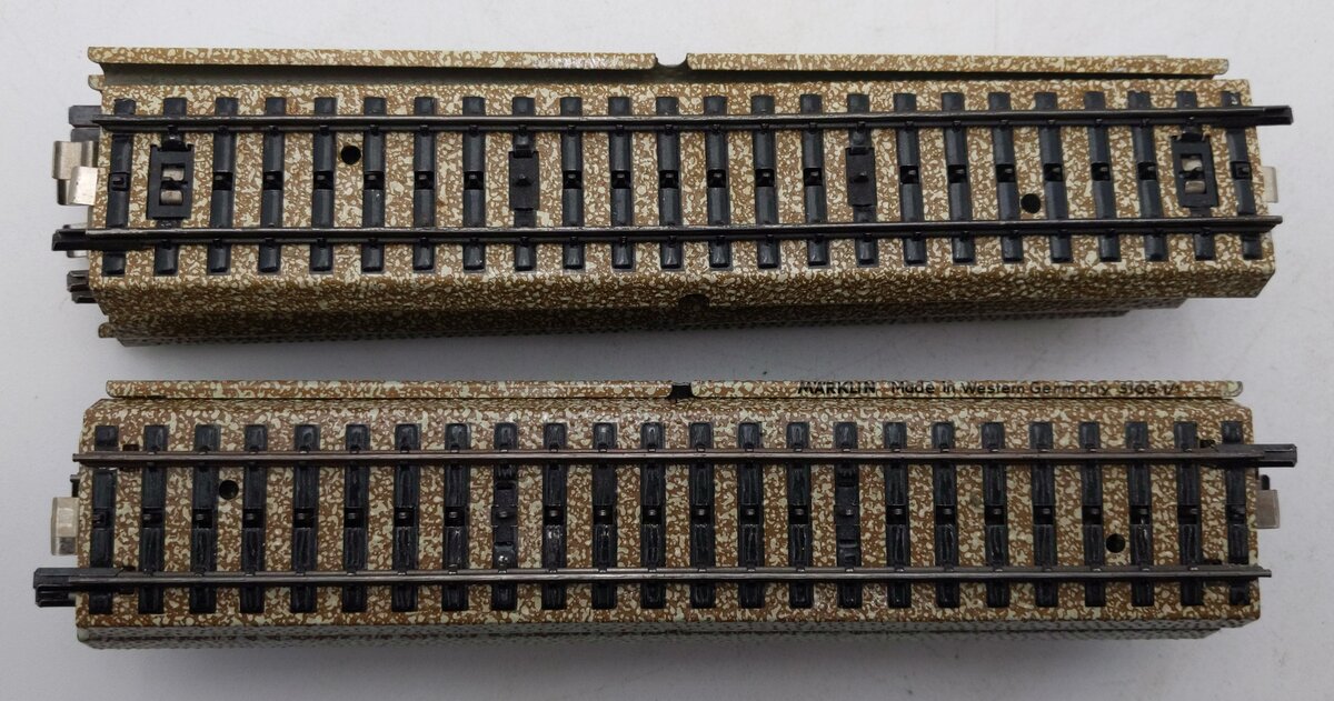 Marklin 5106 HO M Track Metal Straight Tracks [13] VG