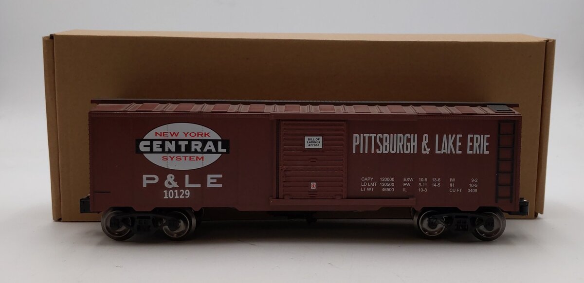 Menards 279-5798 O New York Central Pittsburgh & Lake Erie Boxcar #10129 LN/Box