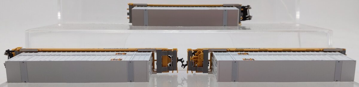 Kato 106-6115 N Scale TTX Gunderson MAXI-IV Double Stack Car Set EX/Box