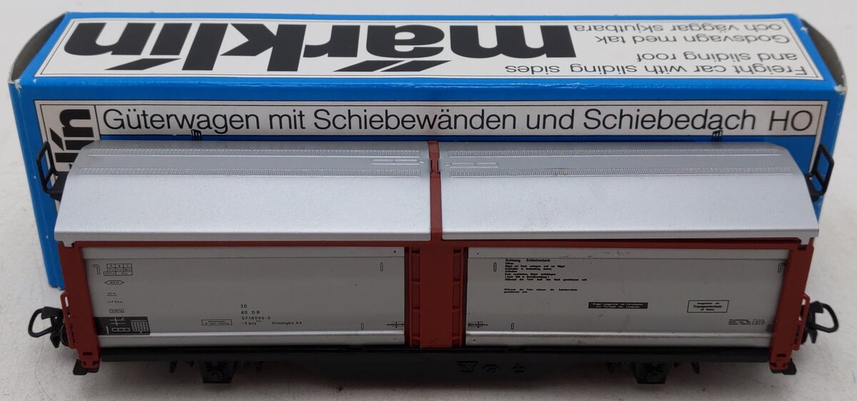 Marklin 4633 HO DB Sliding Door Boxcar VG/Box